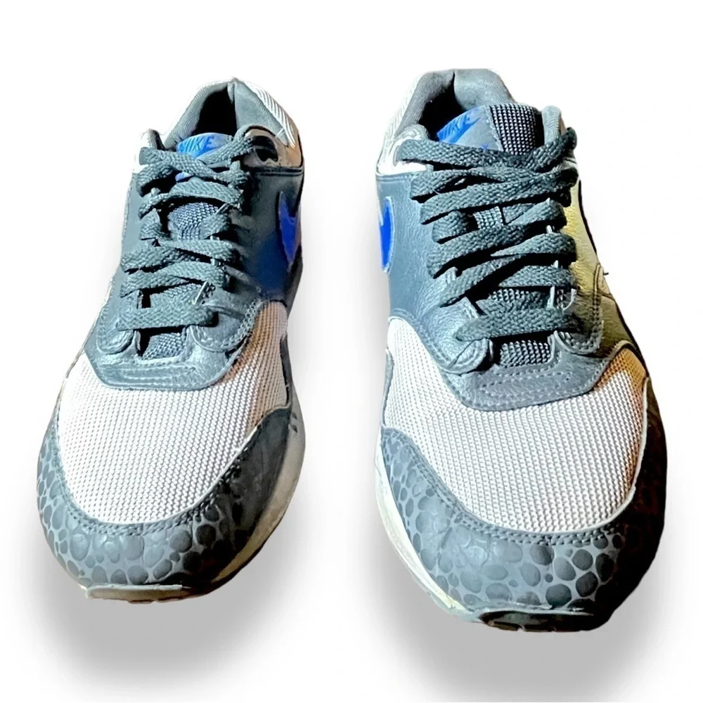 🦓 Nike Air Max 1 SE Reflective Safari | Off Noir Blue Grey | Size 10‎